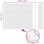 Cerca Hexagonal 1.5x100 m Acero Galvanizado de , Paneles de vallas - Ref: Foro24-42005767, Precio: 113,16 €, Descuento: %