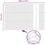 Cerca Hexagonal 1.6x100 m Acero Galvanizado de , Paneles de vallas - Ref: Foro24-42005771, Precio: 120,35 €, Descuento: %