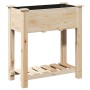 Plantador de Jardín con Estante 71x37x76 cm de Madera Maciza de Pino von , Töpfe und Pflanzgefäße - Ref: Foro24-42006566, Pre...