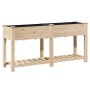 Macetero de jardín con estante 161x43x76 cm de madera maciza de abeto von , Töpfe und Pflanzgefäße - Ref: Foro24-42006568, Pr...
