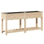 Macetero de jardín con estante 161x43x76 cm de madera maciza de abeto von , Töpfe und Pflanzgefäße - Ref: Foro24-42006568, Pr...