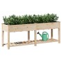 Macetero de jardín con estante 203x53x76 cm de madera maciza de abeto von , Töpfe und Pflanzgefäße - Ref: Foro24-42006569, Pr...