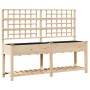 Macetero con Enrejado y Estante 203x53x152 cm de Madera Maciza de Pino von , Töpfe und Pflanzgefäße - Ref: Foro24-42006573, P...
