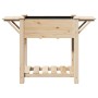 Jardinería con estanterías 111x37x76 cm de madera maciza de pino de , Maceteros y jardineras - Ref: Foro24-42006574, Precio: ...