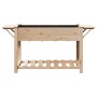 Macetero de Jardín con Estantes 155x59x76 cm de Madera Maciza de Pino by , Pots and planters - Ref: Foro24-42006575, Price: 9...