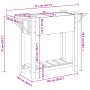 Jardinería  con estanterías 111x37x76 cm de madera maciza de pino | Foro24.es | Tu tienda online para hogar, jardín y más Foro24.es