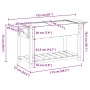 Macetero de Jardín con Estantes 155x59x76 cm de Madera Maciza de Pino by , Pots and planters - Ref: Foro24-42006575, Price: 9...