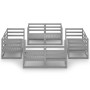 Gartenmöbel 8 Stück grau massivem Kiefernholz von vidaXL, Gartensets - Ref: Foro24-3075286, Preis: 390,02 €, Rabatt: %