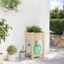 Plantador de Jardín con Estante 45x45x76 cm Madera Sólida de Pino by , Pots and planters - Ref: Foro24-42006576, Price: 54,18...