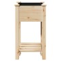 Plantador de Jardín con Estante 45x45x76 cm Madera Sólida de Pino by , Pots and planters - Ref: Foro24-42006576, Price: 54,18...