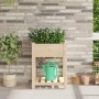 jardinera  con estante 60x60x76 cm de madera maciza de abeto | Foro24.es | Tu tienda online para hogar, jardín y más Foro24.es