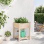 jardinera  con estante 60x60x76 cm de madera maciza de abeto | Foro24.es | Tu tienda online para hogar, jardín y más Foro24.es