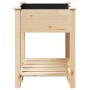 jardinera  con estante 60x60x76 cm de madera maciza de abeto | Foro24.es | Tu tienda online para hogar, jardín y más Foro24.es