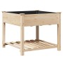 Macetero de jardín  con estante 90x90x76 cm de madera maciza de abeto | Foro24.es | Tu tienda online para hogar, jardín y más Foro24.es