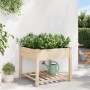 Macetero de jardín  con estante 90x90x76 cm de madera maciza de abeto | Foro24.es | Tu tienda online para hogar, jardín y más Foro24.es