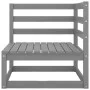 Gartenmöbel 8 Stück grau massivem Kiefernholz von vidaXL, Gartensets - Ref: Foro24-3075286, Preis: 385,13 €, Rabatt: %