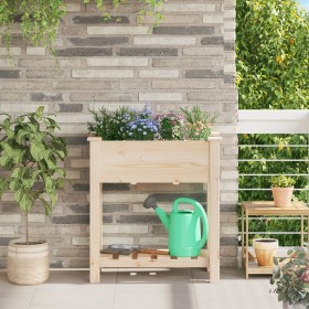 Macetero de Jardín con Rejillas 71x37x76 cm de Madera Sólida de Abeto von , Töpfe und Pflanzgefäße - Ref: Foro24-42006579, Pr...