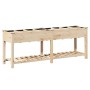 Macetero de Jardín  con Rejillas 203x53x76 cm de Madera Maciza de Abeto | Foro24.es | Tu tienda online para hogar, jardín y más Foro24.es