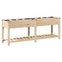 Macetero de Jardín  con Rejillas 203x53x76 cm de Madera Maciza de Abeto | Foro24.es | Tu tienda online para hogar, jardín y más Foro24.es