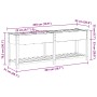 Macetero de Jardín  con Rejillas 203x53x76 cm de Madera Maciza de Abeto | Foro24.es | Tu tienda online para hogar, jardín y más Foro24.es