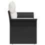 Sofá de Jardín de 2 Plazas con Cojines Negra de Poliratán von , Outdoor-Sofas - Ref: Foro24-42006692, Preis: 175,90 €, Rabatt: %