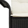 Sofá de Jardín de 2 Plazas con Cojines Negra de Poliratán von , Outdoor-Sofas - Ref: Foro24-42006692, Preis: 175,90 €, Rabatt: %