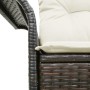 Sofá de jardín de 2 plazas con cojines marrón de polirratán von , Outdoor-Sofas - Ref: Foro24-42006693, Preis: 177,82 €, Raba...