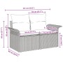 Sofá de jardín de 2 plazas con cojines marrón de polirratán von , Outdoor-Sofas - Ref: Foro24-42006693, Preis: 177,82 €, Raba...