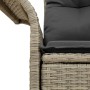 Sofá de jardín de 2 plazas con cojines gris claro de poliratán by , Outdoor sofas - Ref: Foro24-42006697, Price: 182,65 €, Di...