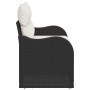 Sofá de Jardín de 2 Plazas con Almacenamiento y Cojines de Poliratán Negro von , Outdoor-Sofas - Ref: Foro24-42006722, Preis:...