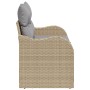 Sofá de jardín de 2 plazas con almacenamiento y cojines Beige Poliratán von , Outdoor-Sofas - Ref: Foro24-42006725, Preis: 19...