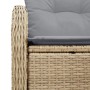 Sofá de jardín de 2 plazas con almacenamiento y cojines Beige Poliratán von , Outdoor-Sofas - Ref: Foro24-42006725, Preis: 19...