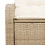 Sofá de Jardín de 2 Plazas con Cojines de Poliratán Beige by , Outdoor sofas - Ref: Foro24-42006736, Price: 178,46 €, Discoun...