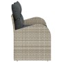 Sofá de Jardín de 2 Plazas con Cojines Gris Claro de Ratán von , Outdoor-Sofas - Ref: Foro24-42006737, Preis: 181,05 €, Rabat...