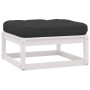 11-piece garden furniture set with white pine wood cushions by vidaXL, Garden sets - Ref: Foro24-3077150, Price: 974,39 €, Di...