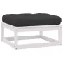 11-piece garden furniture set with white pine wood cushions by vidaXL, Garden sets - Ref: Foro24-3077150, Price: 959,25 €, Di...