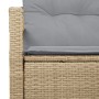 Sofá de jardín de 2 plazas con cojines beige de ratán sintético | Foro24.es | Tu tienda online para hogar, jardín y más Foro24.es