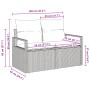 Sofá de jardín de 2 plazas con cojines beige de ratán von , Outdoor-Sofas - Ref: Foro24-42006756, Preis: 173,66 €, Rabatt: %
