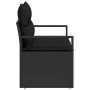 Sofá de jardín de 2 plazas con almacenamiento y cojines de ratán negro von , Outdoor-Sofas - Ref: Foro24-42006771, Preis: 180...