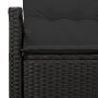 Sofá de jardín de 2 plazas con almacenamiento y cojines de ratán negro von , Outdoor-Sofas - Ref: Foro24-42006771, Preis: 180...
