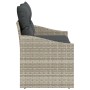 Sofá de Jardín de 2 Plazas con Cojines en Gris de Ratán by , Outdoor sofas - Ref: Foro24-42006777, Price: 174,58 €, Discount: %