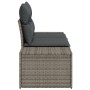 Sofá de Jardín de 2 Plazas con Cojines Gris Poliratán von , Outdoor-Sofas - Ref: Foro24-42006794, Preis: 198,68 €, Rabatt: %