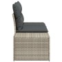 Sofá de Jardín de 2 Plazas con Cojines Gris de Poliratán by , Outdoor sofas - Ref: Foro24-42006797, Price: 197,54 €, Discount: %