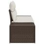 Sofá de jardín de 2 plazas con almacenamiento y cojines Marrón Rattan Sintético von , Outdoor-Sofas - Ref: Foro24-42006803, P...