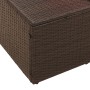 Sofá de jardín de 2 plazas con almacenamiento y cojines Marrón Rattan Sintético von , Outdoor-Sofas - Ref: Foro24-42006803, P...