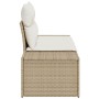 Sofá de Jardín de 2 Plazas con Almacenamiento y Cojines Beige Poliratán von , Outdoor-Sofas - Ref: Foro24-42006806, Preis: 22...