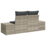 Sofá de Jardín de 2 Plazas con Almacenamiento y Cojines Gris Poliratán von , Outdoor-Sofas - Ref: Foro24-42006807, Preis: 217...