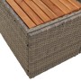 Sofá de jardín de 2 plazas con cojines gris de poliratán by , Outdoor sofas - Ref: Foro24-42006814, Price: 213,17 €, Discount: %