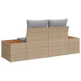Sofá de jardín de 2 plazas con cojines beige de polirratán von , Outdoor-Sofas - Ref: Foro24-42006815, Preis: 214,63 €, Rabat...