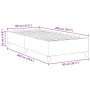 Estructura de Cama Azul 80x200 cm Tejido de Corduroy de , Camas y somieres - Ref: Foro24-42006940, Precio: 95,21 €, Descuento: %